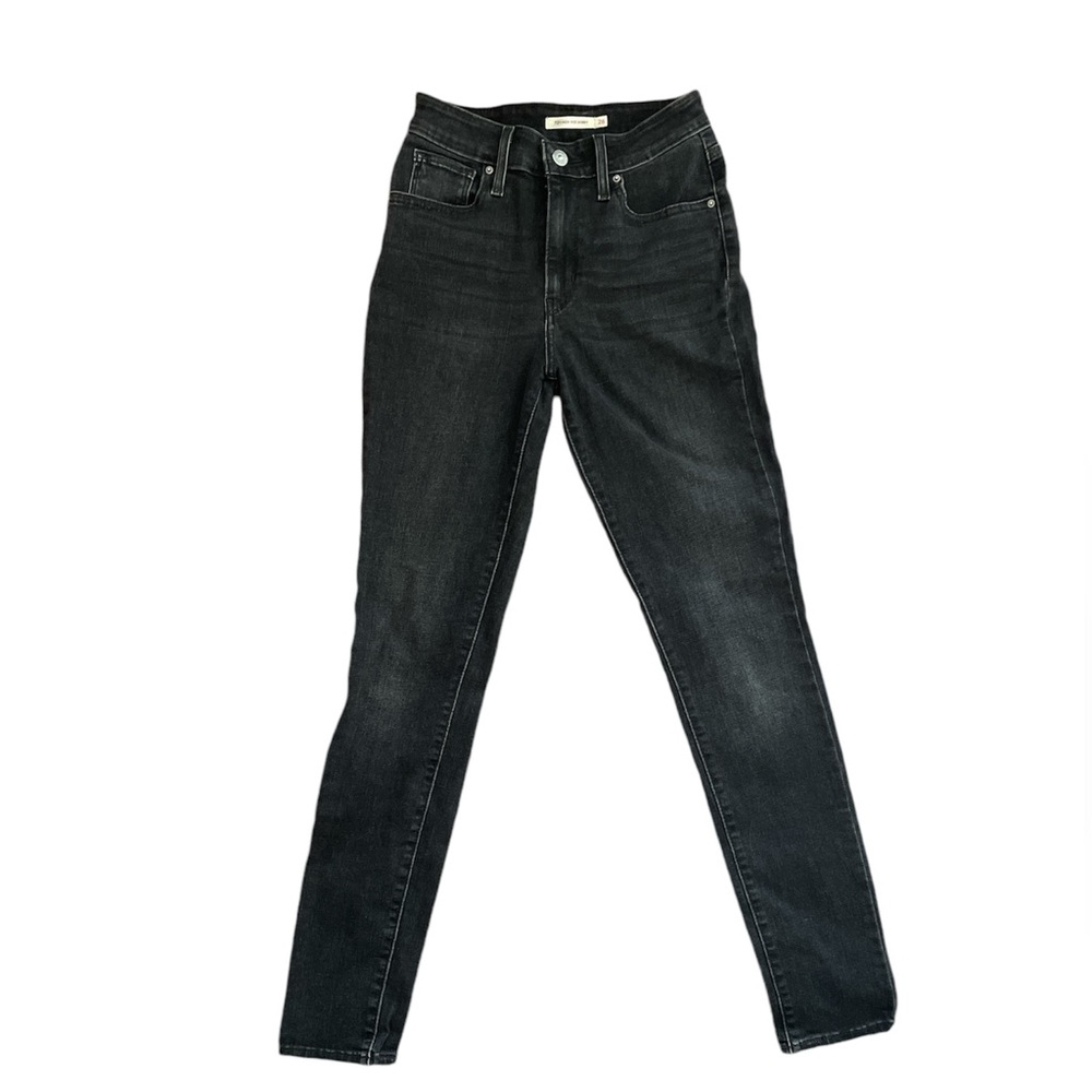 Levi's 721 black high-rise skinny jeans